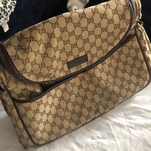 Gucci GG canvas baby bag